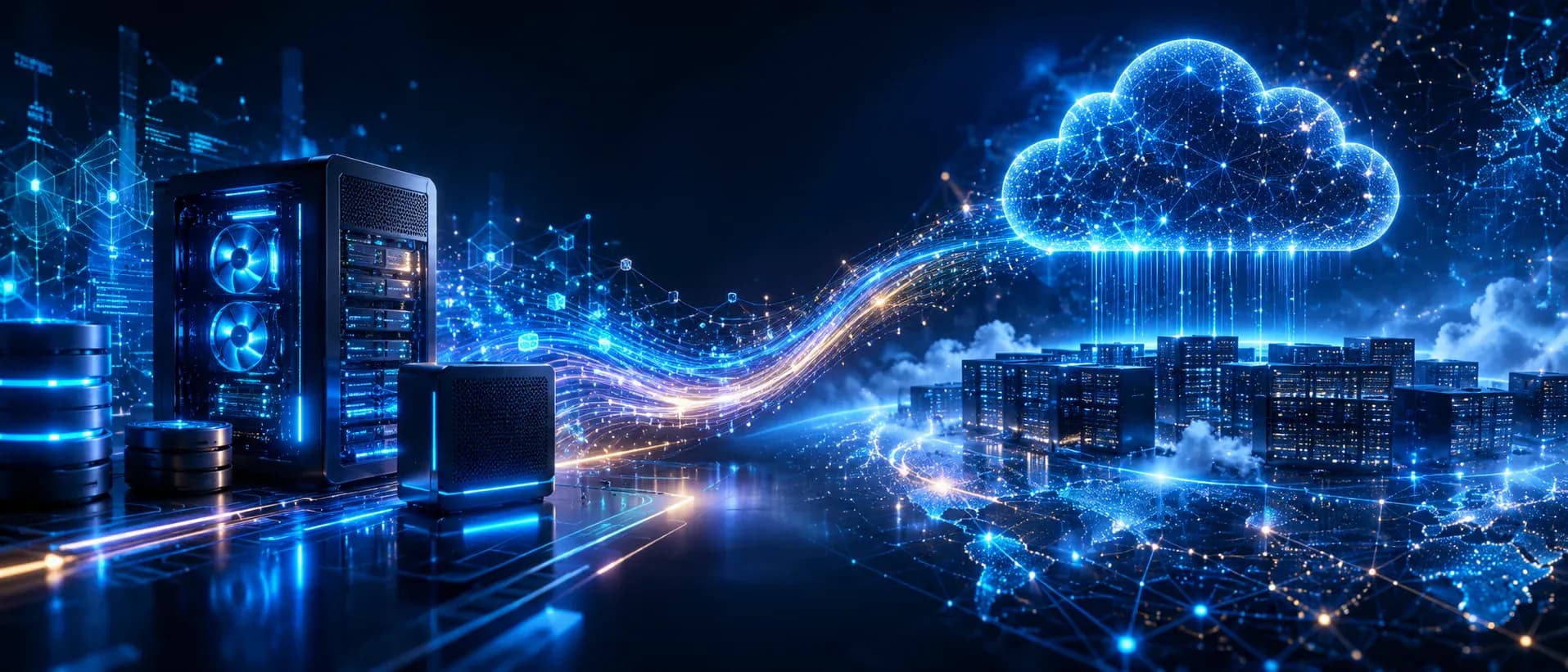 Comparaison entre IA locale sur un serveur et IA cloud